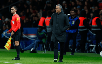 法甲：巴黎圣日耳曼vs里尔，恩里克表示“明天的比赛很艰难”