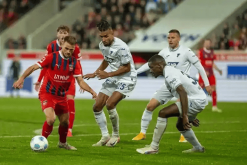 德甲保级生死战:沃夫斯堡VS海登海姆,残阵对决下的命运博弈