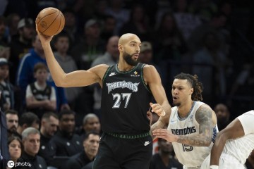 杰克逊28+12戈贝尔16+16 灰熊险胜森林狼