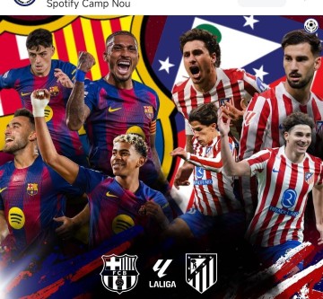 西甲,巴萨大战马竞!!