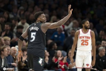 爱德华兹38分唐斯40分 森林狼击败尼克斯3连胜