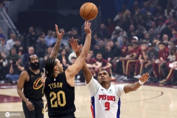 NBA官方:骑士球员杰伦-泰森战活塞时假摔 被罚2000美元