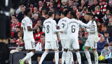 西甲争冠格局大洗牌,皇马3-0完胜毕尔巴鄂,姆巴佩追平C罗纪录引关注