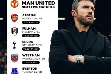 曼联战阿森纳仅两人伤缺！卡里克欲破不胜魔咒，穿黑衣复制林皇奇迹