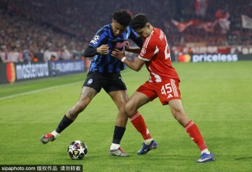 意甲独苗出局!欧冠-凯恩双响 拜仁4-1亚特兰大总分10-2晋级