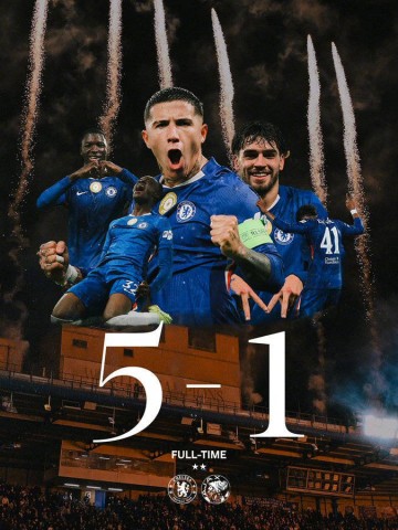 欧冠切尔西5-1横扫阿贾克斯,红牌和点球左右局面,蓝军亮点分析