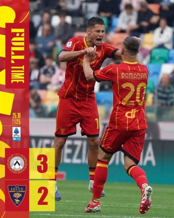 意甲联赛:莱切主场交锋五连败,那不勒斯霍伊伦德复出