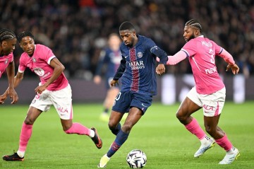 随着登贝莱双响炮+巴黎圣日耳曼3-1，法甲最新积分榜出炉