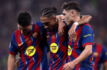 巴萨5-0大胜毕尔巴鄂,连胜纪录刷新至9场!