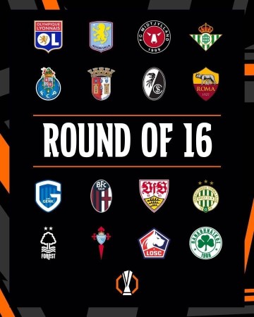 欧联1/8决赛:罗马与博洛尼亚迎意甲内战 维拉PK里尔