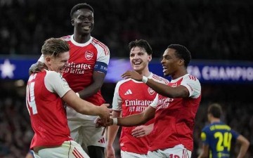 欧冠阿森纳4比0马竞,主帅半场变阵奏效,13分钟碾压西甲豪门